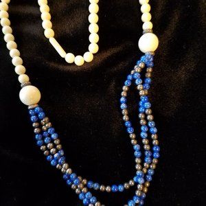 22 inch Blue Lapis Necklace